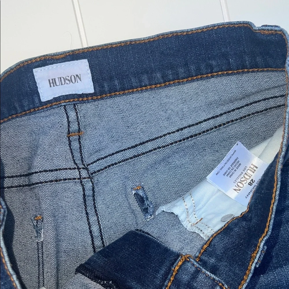 Hudson Jeans Classic Indigo Denim - Picture 3 of 8